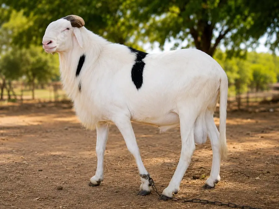 Mouton blanc disponible à l'achat au Mali — Terre Mali