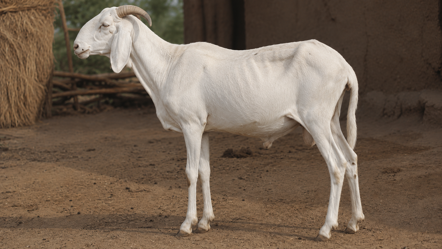 Mouton présenté pour un achat à distance au Mali